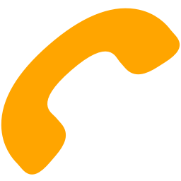 256x256 Free Orange Phone Icon