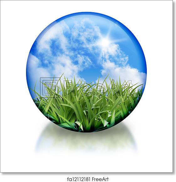 561x581 Free Art Print Of Organic, Nature Circle Orb Icon A Nature Circle