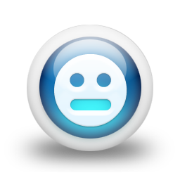 256x256 Glossy, Orb, Blue Icon Clean Icon Sets Icon Ninja