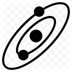 256x256 Orbit Icon Of Glyph Style