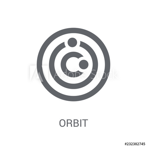 500x500 Orbit Icon Trendy Orbit Logo Concept On White Background