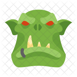 Orc Icon Of Flat Style 256x256 Orc Icon Of Flat Style