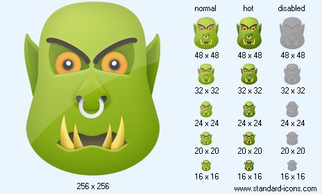 Orc Icon Standard Smile Icons 464x280 Orc Icon Standard Smile Icons