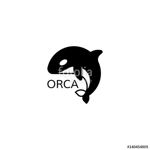 500x500 Orca Icon Vector Illustration Stock Image And Royalty Free