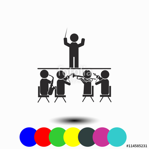 Orchestra Icon Stock Image And Royalty Free Vector 500x500 Orchestra Icon Stock Image And Royalty Free Vector