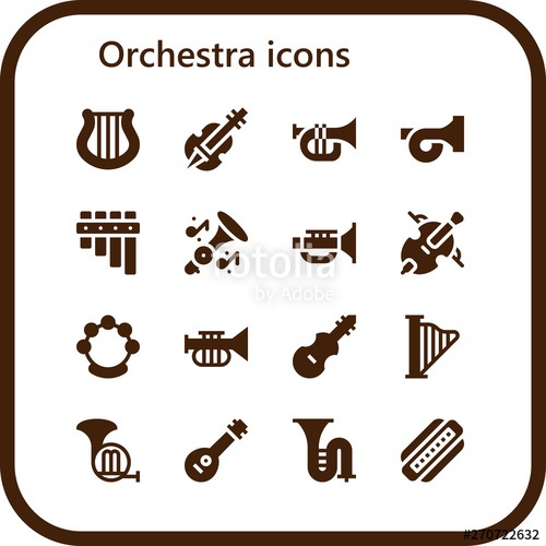 Orchestra Icon Set Stock Photo And Royalty Free Images On Fotolia 500x500 Orchestra Icon Set Stock Photo And Royalty Free Images On Fotolia