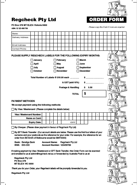 442x594 Order Form Icon
