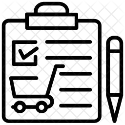 256x256 Order List Icon Of Line Style