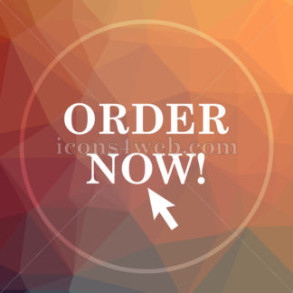 324x324 Order Now Low Poly Icon Website Low Poly Icon