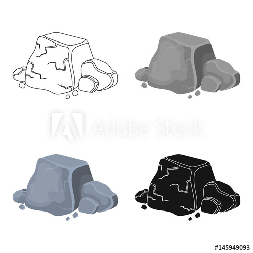 Metal Ore Icon In Cartoon Style Isolated On White Background 500x500 Metal Ore Icon In Cartoon Style Isolated On White Background