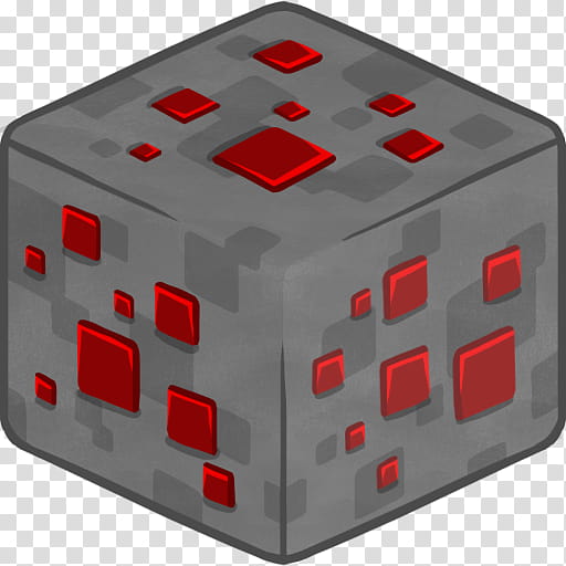 Minecraft Icon D Redstone Ore, Gray And Red Cube Illustration 512x512 Minecraft Icon D Redstone Ore, Gray And Red Cube Illustration