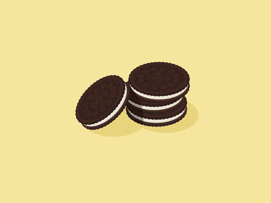 1024x768 Icon A Day Oreo Buy Artwork Redbubble Follow Me
