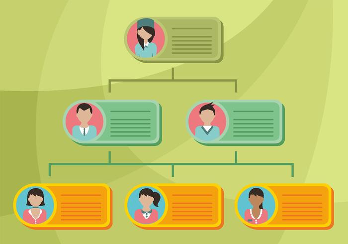 700x490 Org Chart Vector Icon
