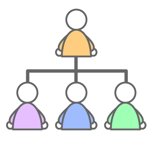 500x500 Organizational Chart Icon