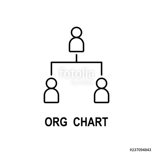 500x500 Organizational Chart Icon Element Of Business Structure Icon