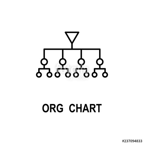 500x500 Organizational Chart Icon Element Of Business Structure Icon