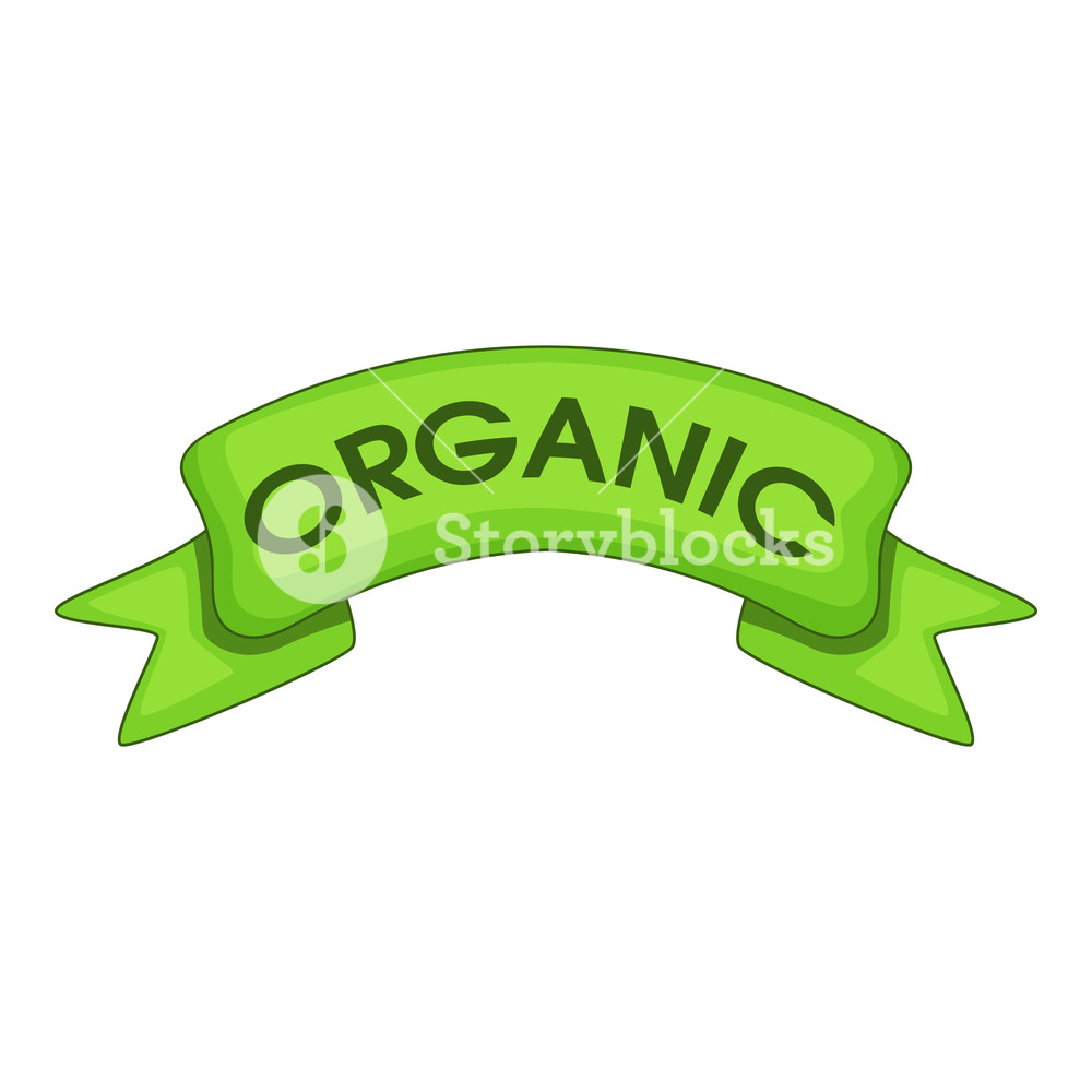 1000x1000 Ribbon Organic Icon Cartoon Illustration Of Ribbon Organic Vector