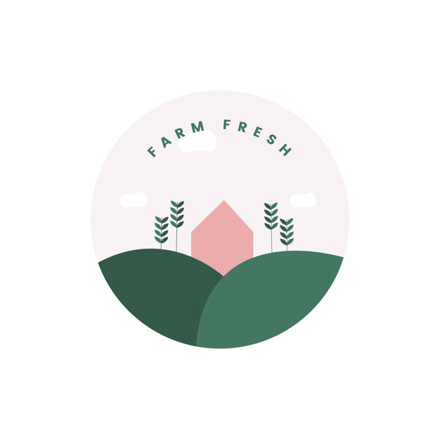 626x625 Farm Fresh And Organic Icon Vector Free Download