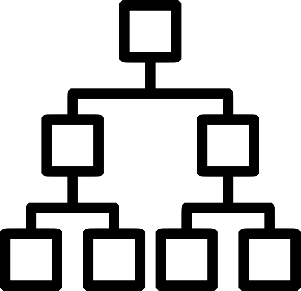 Organization Structure Icon at Collection of