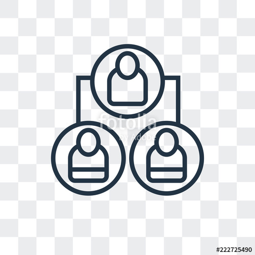 500x500 Organization Icon Isolated On Transparent Background Modern