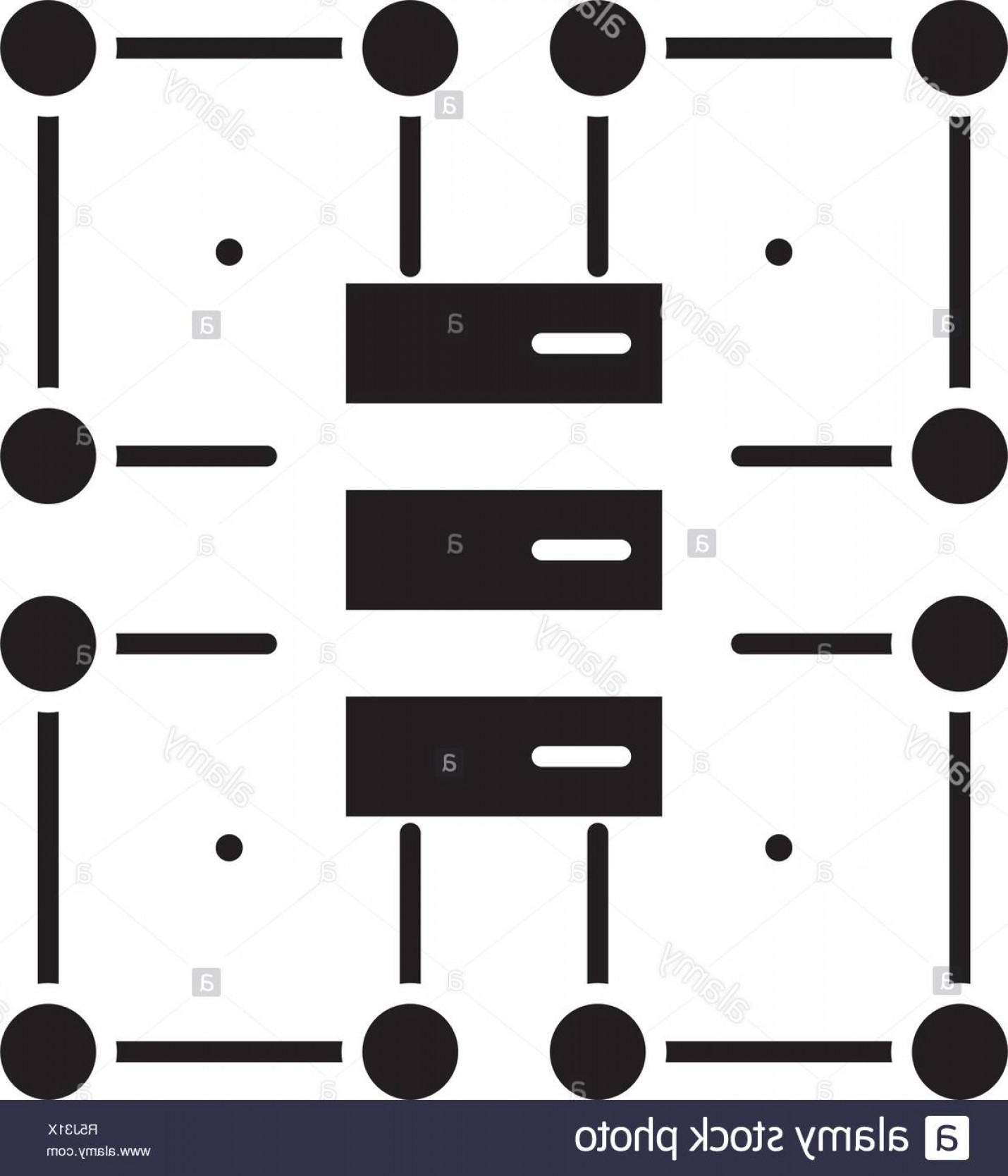 1430x1668 Organization Structure Black Icon Vector Sign On Isolated