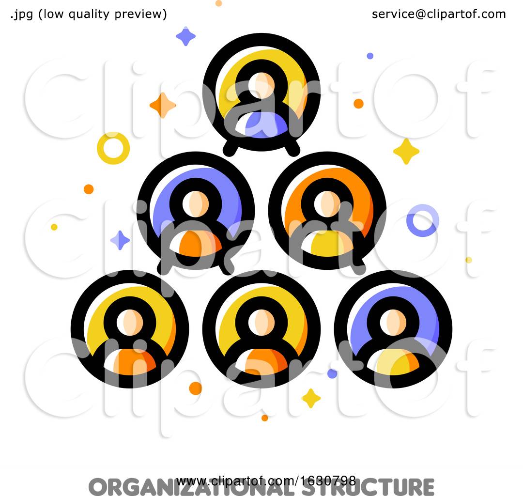 1080x1024 Company Organizational Structure Icon For Corporate Management