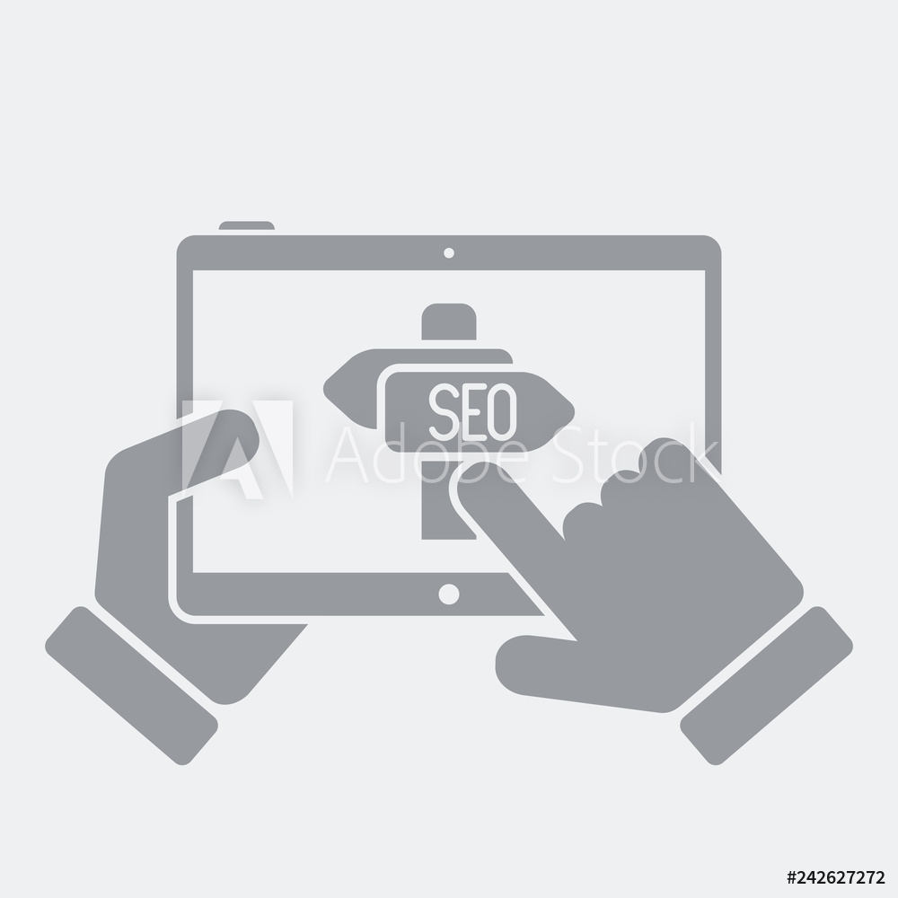 Photo Art Print Seo Orientation Icon On Device Europosters 1000x1000 Photo Art Print Seo Orientation Icon On Device Europosters