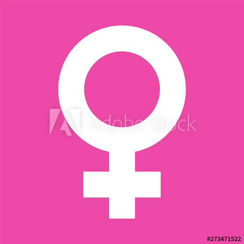 Female Symbol In Pink Color Background Female Sexual Orientation 500x500 Female Symbol In Pink Color Background Female Sexual Orientation