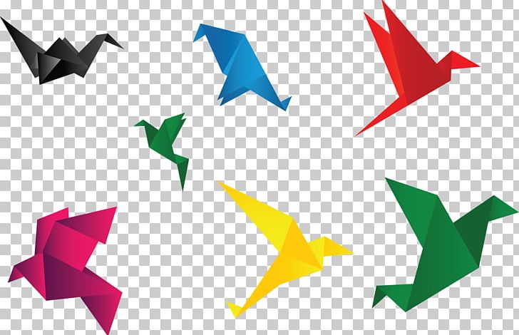728x470 Crane Bird Paper Origami Icon Png, Clipart, Color Paper Cranes
