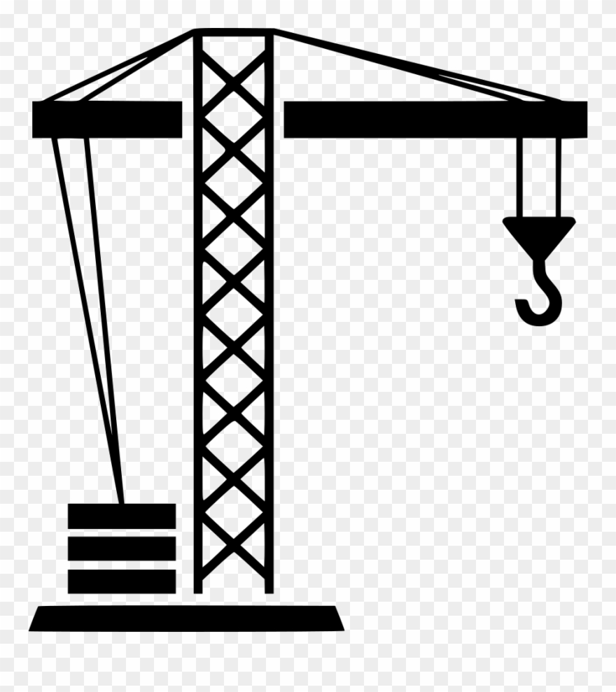 880x989 Crane Clipart Small Tower