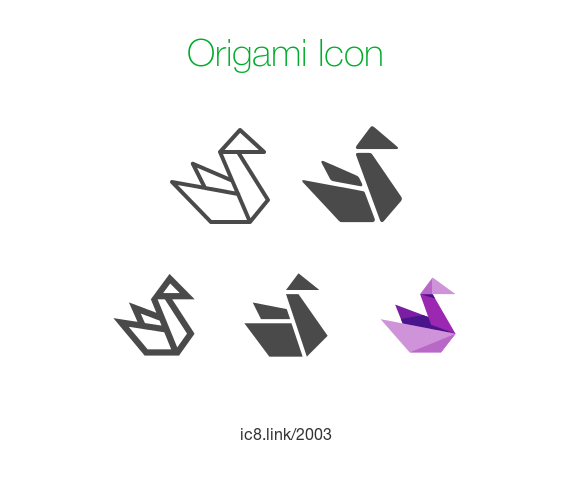 572x495 Origami Icon