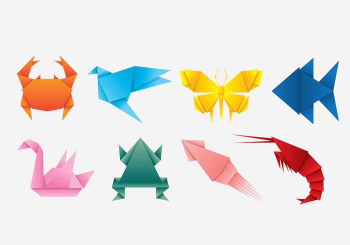 700x490 Animal Origami Icon Collection