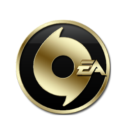 256x256 Gold Ea Orign Download Black And Gold Icons Iconspedia