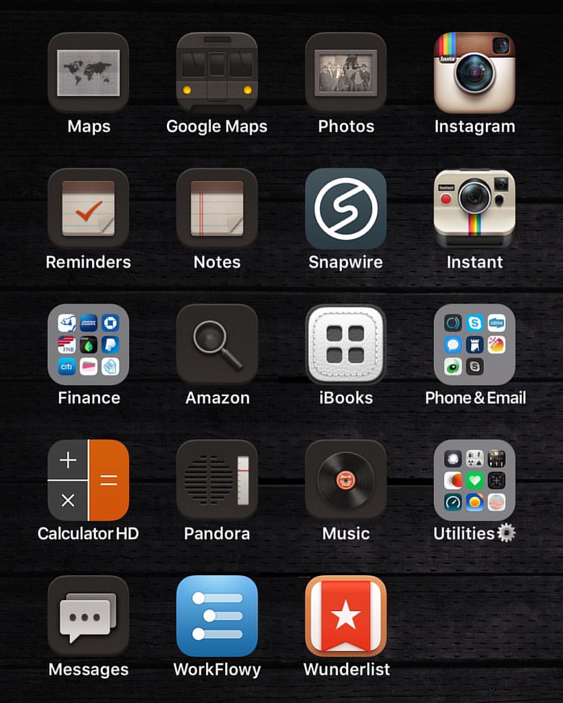 820x1024 My Current Home Screen The Original Instagram Icon Is