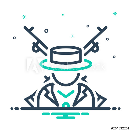 500x500 Mix Line Icon For Orion Terrorist