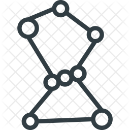 256x256 Orion Constellation Icon Of Line Style