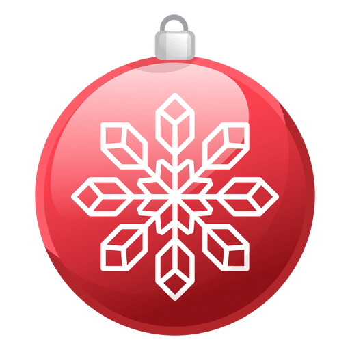 512x512 Shiny Red Christmas Ornament Icon