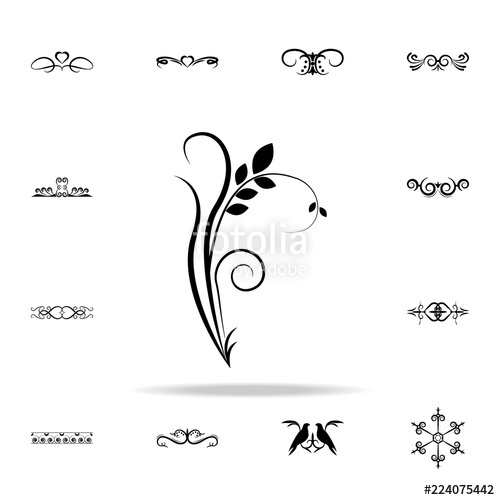 500x500 Flower Ornament Icon Ornaments Icons Universal Set For Web