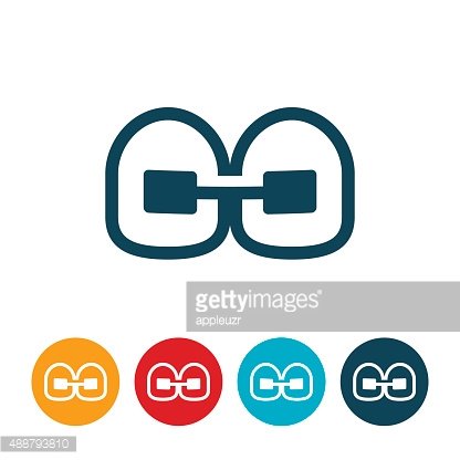 416x416 Orthodontics Braces Icon Stock Vectors