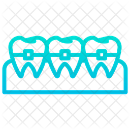 256x256 Orthodontics Icon Of Gradient Style