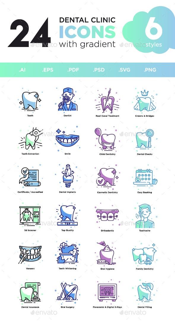 590x1079 Dental Clinic Icons