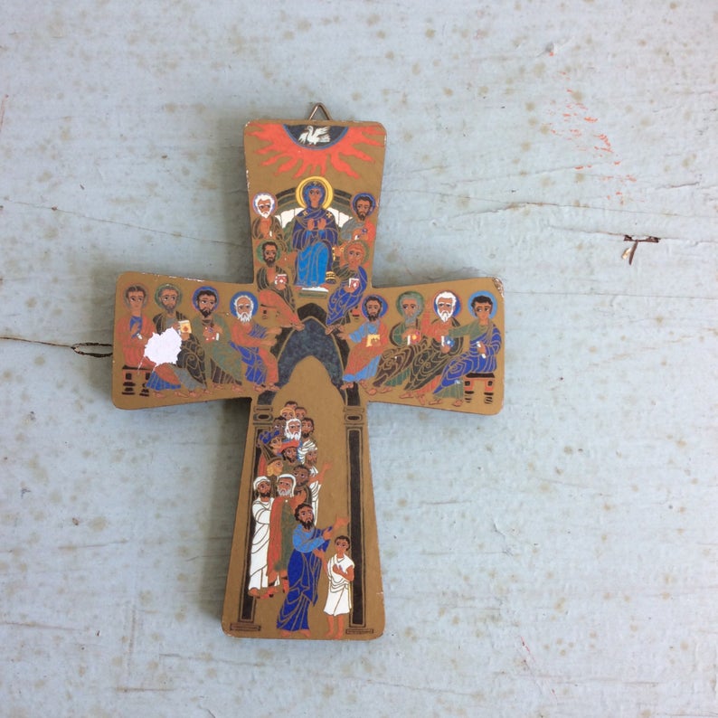 794x794 Small Gold Icon Cross Orthodox Cross Religious Art Gold Etsy