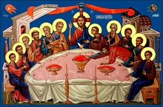 Orthodox Last Supper Icon at Vectorified.com | Collection of Orthodox ...