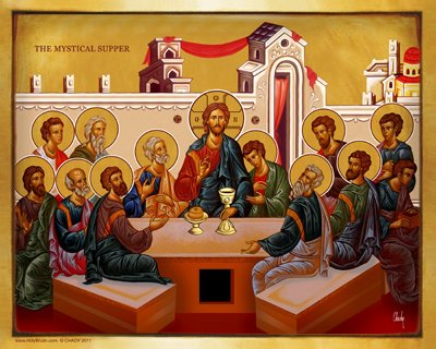 400x320 Last Supper Icon Prints Posters Prints