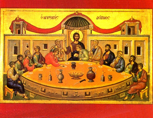 Orthodox Last Supper Icon at Vectorified.com | Collection of Orthodox ...