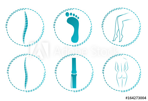 500x342 Icon Set For Orthopedist Orthopedic Logos Illustration