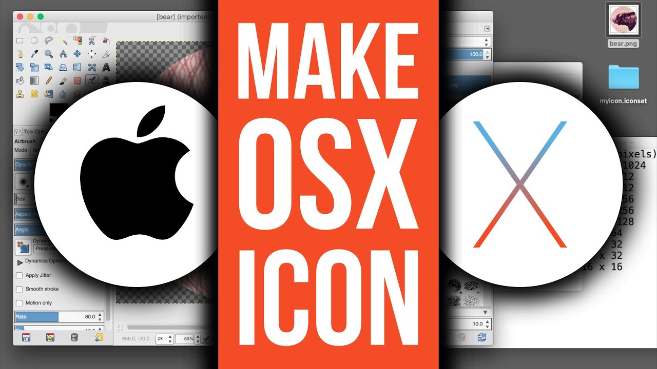 1280x720 Make Custom Macos Icon Mac Os X Tutorial