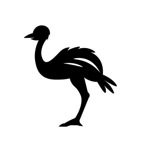 490x490 Ostrich Icon Vector