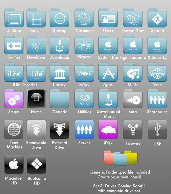 600x682 Mac Icon Sets For Os X And Web Apps For You