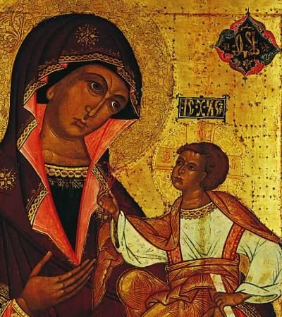400x450 Our Lady Of Jerusalem Century, Moscow School Russian Icons